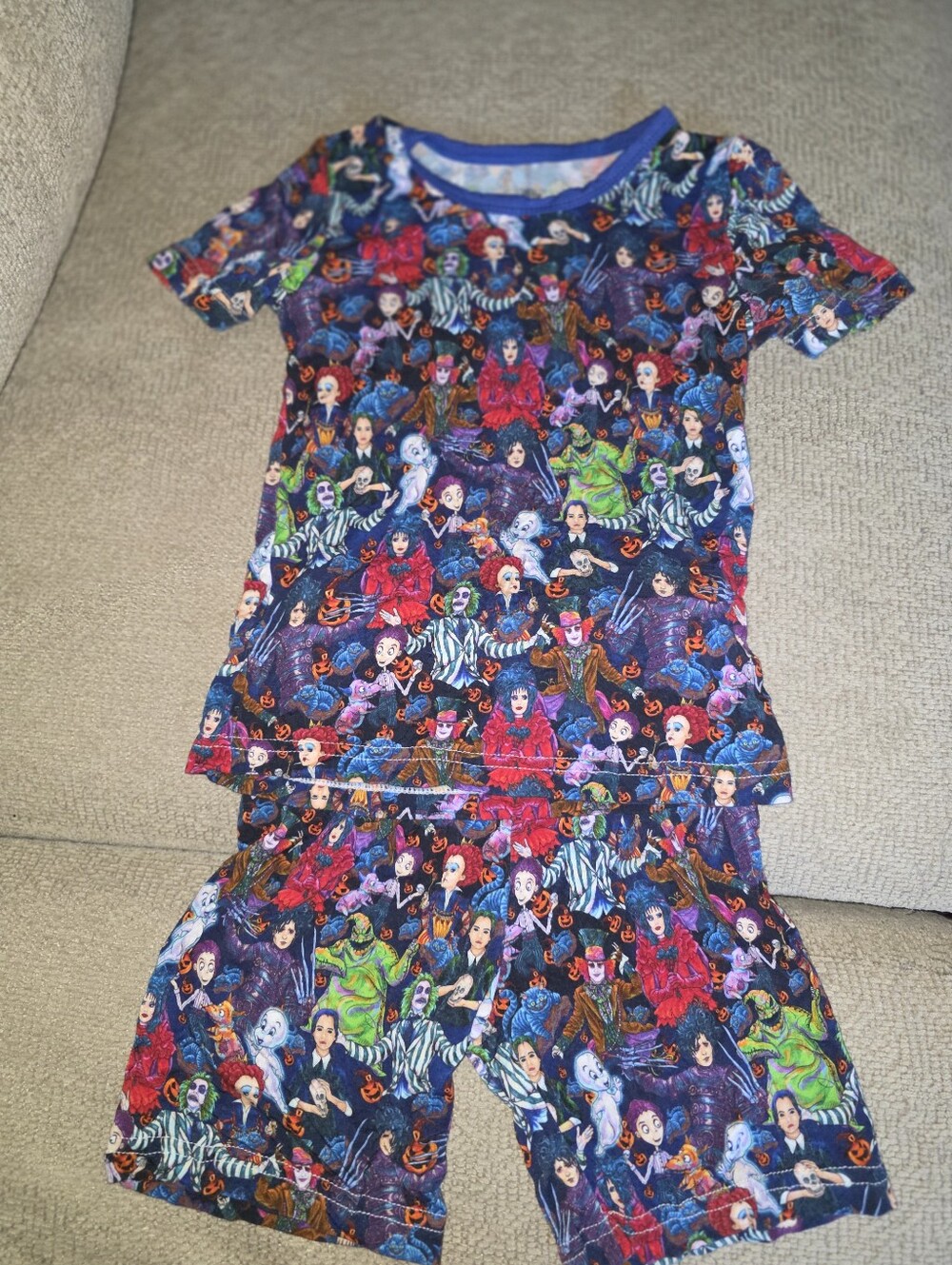 Mom's Bamboo Tim Burton Mashup Pjs